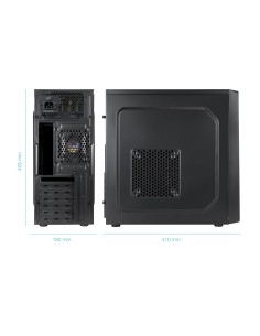 TooQ Caja Semitorre ATX “PRISMA ULTRA” Negra 2