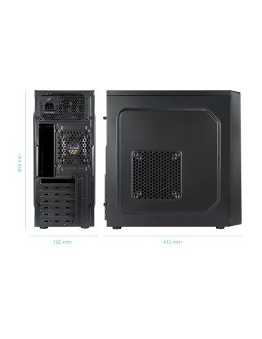 TooQ Caja Semitorre ATX “PRISMA ULTRA” Negra