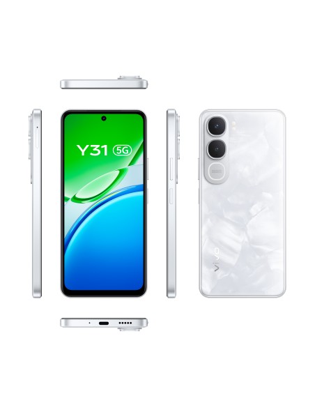VIVO Y31 5G 17,1 cm (6.72") Android 15 USB Tipo C 6 GB 512 GB 6500 mAh Blanco