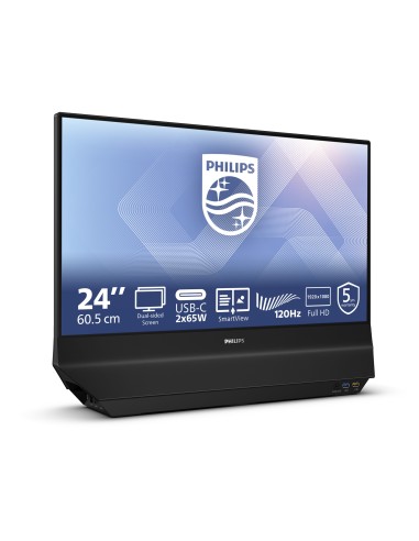 Philips 24B2D5300 00 pantalla para PC 60,5 cm (23.8") 1920 x 1080 Pixeles Full HD LCD Negro
