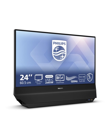 Philips 24B2D5300 00 pantalla para PC 60,5 cm (23.8") 1920 x 1080 Pixeles Full HD LCD Negro