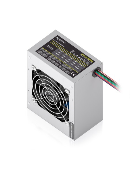 AISENS Fuente Alimentacion SFX 500W con Cable de Alimentacion OEM, Plata