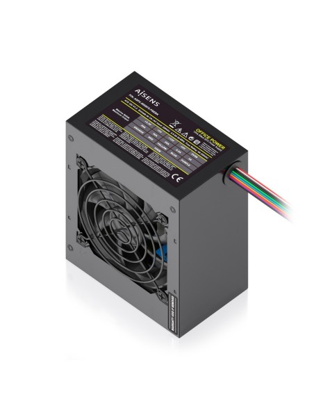 AISENS Fuente Alimentacion SFX 500W con Cable de Alimentacion OEM, Negra
