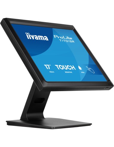 iiyama ProLite T1731SR-B2S pantalla para PC 43,2 cm (17") 1280 x 1024 Pixeles SXGA LCD Pantalla táctil Mesa Negro