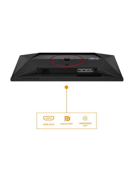 AOC G4 25G4ZR pantalla para PC 62,2 cm (24.5") 1920 x 1080 Pixeles LCD Negro, Rojo
