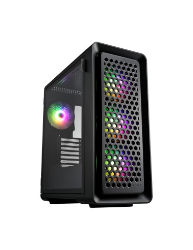 FSP CUT593A Carcasa Full Tower mITX, mATX, ATX, E-ATX Negro ARGB