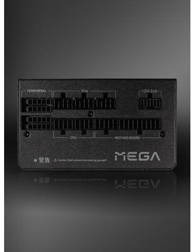 FSP MEGA GM 1000W Unidad de fuente de alimentación ATX ATX3.1 Negro