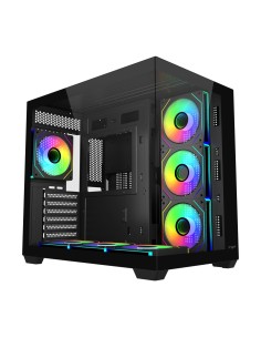FSP M341-BA Carcasa Midi Tower mITX, mATX, ATX Negro ARGB