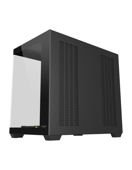 FSP M341-BA Carcasa Midi Tower mITX, mATX, ATX Negro ARGB