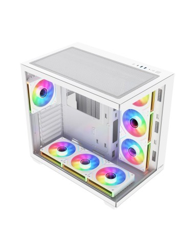 FSP M341-WA Carcasa Midi Tower mITX, mATX, ATX Blanco ARGB