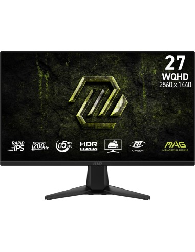 MSI MAG 275QF E20 pantalla para PC 68,6 cm (27") 2560 x 1440 Pixeles Wide Quad HD LCD Negro