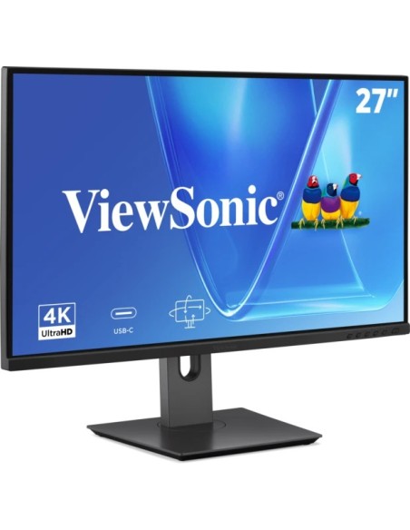 Viewsonic VG Series VG2719U-4K pantalla para PC 68,6 cm (27") 3840 x 2160 Pixeles 4K Ultra HD LED Negro