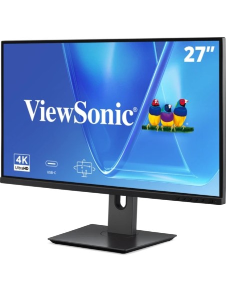 Viewsonic VG Series VG2719U-4K pantalla para PC 68,6 cm (27") 3840 x 2160 Pixeles 4K Ultra HD LED Negro