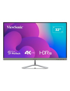 Viewsonic VX3276-4K-MHD-2 pantalla para PC 81,3 cm (32") 3840 x 2160 Pixeles 4K Ultra HD LCD Negro, Plata