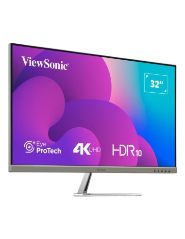 Viewsonic VX3276-4K-MHD-2 pantalla para PC 81,3 cm (32") 3840 x 2160 Pixeles 4K Ultra HD LCD Negro, Plata