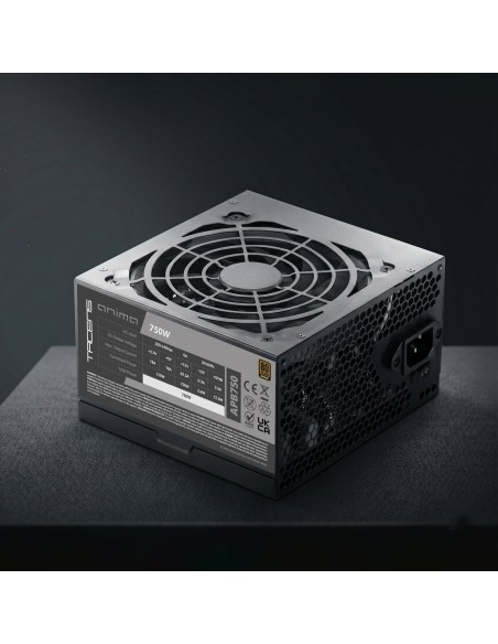 Tacens Anima APB750 unidad de fuente de alimentación 750 W 20+4 pin ATX ATX Negro