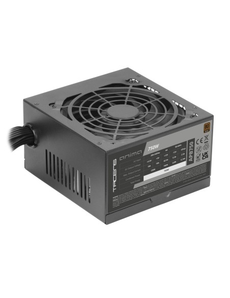 Tacens Anima APB750 unidad de fuente de alimentación 750 W 20+4 pin ATX ATX Negro