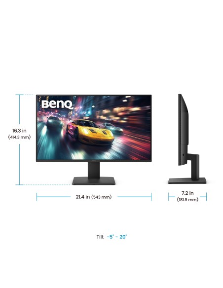 BenQ GW2491P pantalla para PC 60,5 cm (23.8") 1920 x 1080 Pixeles Full HD LED Negro