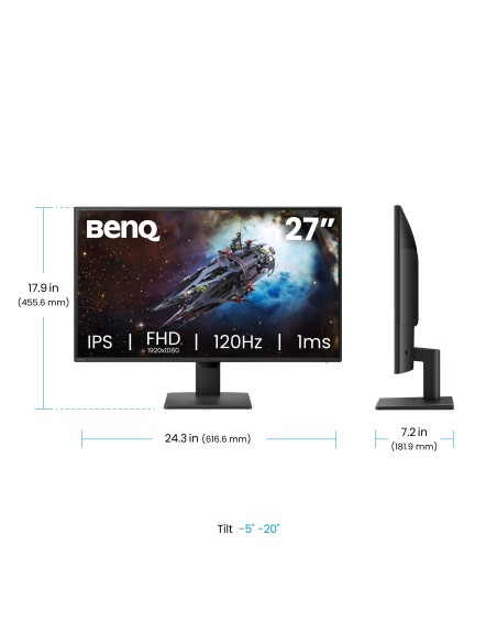 BenQ GW2790P pantalla para PC 68,6 cm (27") 1920 x 1080 Pixeles Full HD LED Negro