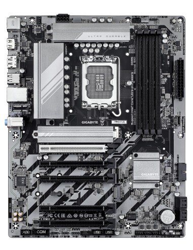GIGABYTE B860 DS3H Placa base - CPUs Intel Core Ultra, VRM de 8+1+2+2 fases, hasta 9066MHz DDR5, 1xPCIe 5.0 + 1xPCIe 4.0 M.2,