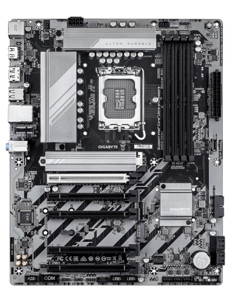 GIGABYTE B860 DS3H Placa base - CPUs Intel Core Ultra, VRM de 8+1+2+2 fases, hasta 9066MHz DDR5, 1xPCIe 5.0 + 1xPCIe 4.0 M.2,