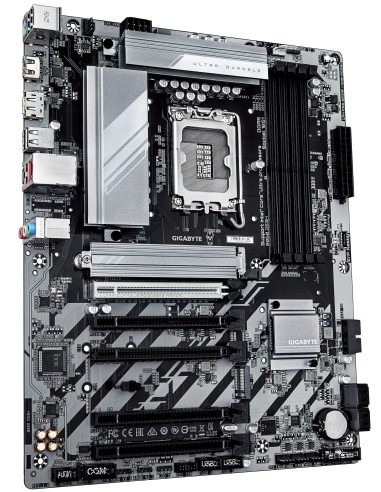 GIGABYTE B860 DS3H Placa base - CPUs Intel Core Ultra, VRM de 8+1+2+2 fases, hasta 9066MHz DDR5, 1xPCIe 5.0 + 1xPCIe 4.0 M.2,