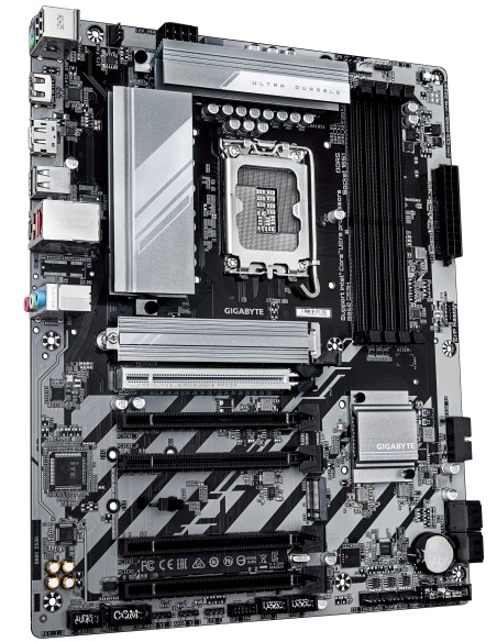 GIGABYTE B860 DS3H Placa base - CPUs Intel Core Ultra, VRM de 8+1+2+2 fases, hasta 9066MHz DDR5, 1xPCIe 5.0 + 1xPCIe 4.0 M.2,