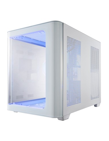 FSP S380-WA Carcasa Mini Tower mITX, mATX Blanco ARGB