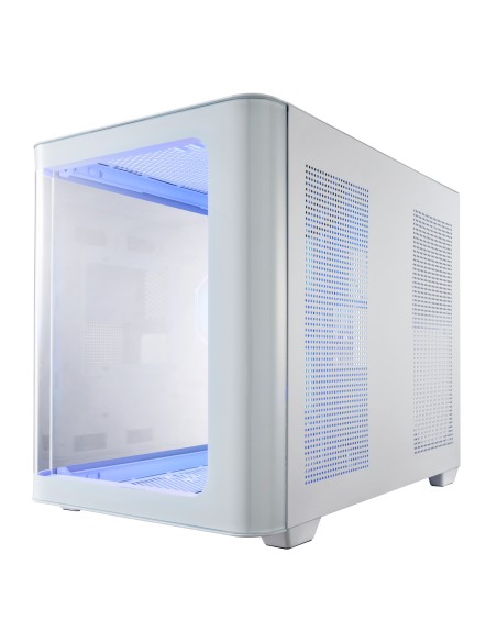 FSP S380-WA Carcasa Mini Tower mITX, mATX Blanco ARGB