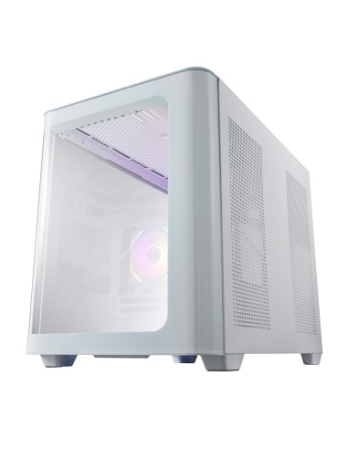 FSP S380-WA Carcasa Mini Tower mITX, mATX Blanco ARGB