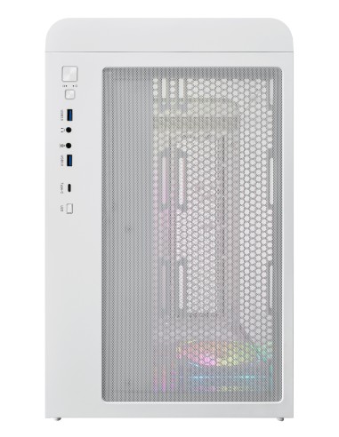 FSP S380-WA Carcasa Mini Tower mITX, mATX Blanco ARGB