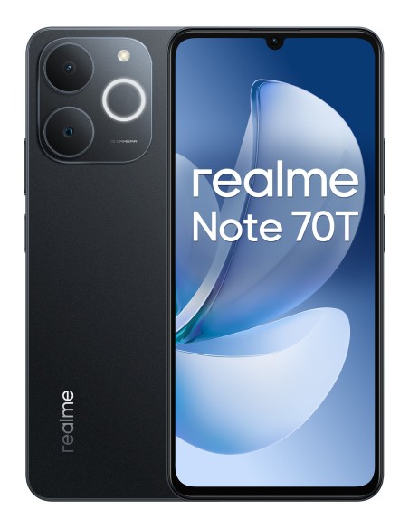 realme Note 70T 17,1 cm (6.74") SIM doble Android 15 4G USB Tipo C 4 GB 64 GB 6000 mAh Negro