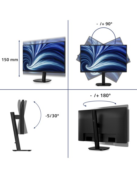 Philips 27B2N3500 00 pantalla para PC 68,6 cm (27") 2560 x 1440 Pixeles Full HD LCD Negro
