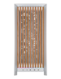 Corsair FRAME 5000D WOOD RS Midi Tower Nuez, Blanco 2