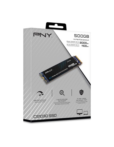 PNY CS1030 500 GB M.2 PCI Express 3.0 NVMe 3D NAND