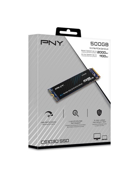 PNY CS1030 500 GB M.2 PCI Express 3.0 NVMe 3D NAND