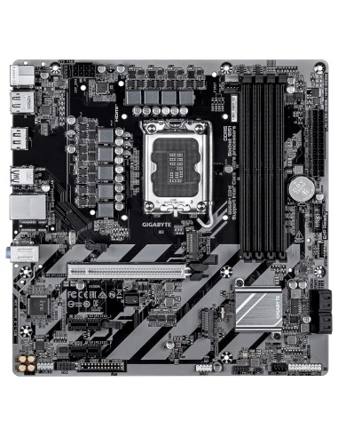 GIGABYTE B860M D3W Placa Base – CPUs Intel Core Ultra Series, VRM de 4+1+2 fases, hasta 9066 MHz DDR5, 2x PCIe 4.0 M.2, LAN 1