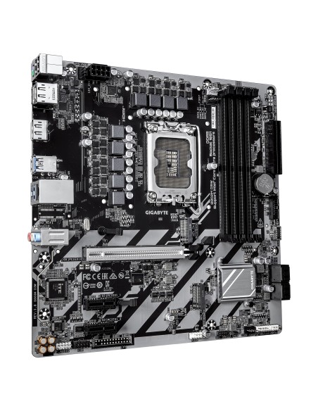 GIGABYTE B860M D3W Placa Base – CPUs Intel Core Ultra Series, VRM de 4+1+2 fases, hasta 9066 MHz DDR5, 2x PCIe 4.0 M.2, LAN 1