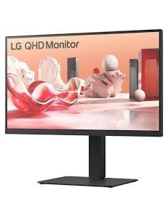 "MONITOR LG 27"" 27BA75QB-T: PANEL IPS, RESOLUCI+ôN QHD, 100 HZ, 5 MS, HDR10, USB-C 65 W, AJUSTE ERGON+ôMICO"