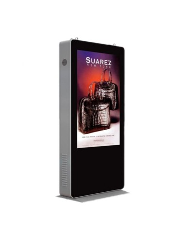 "LDV55-EAO400K-XB: DAHUA TOTEM DIGITAL SIGNAGE LCD EXTERIOR 55"", 4K 2160X3840, 4000CD/M2, RAM 2GB/ROM 16GB, CARCASA METALIC