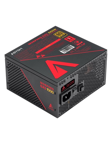 ABYSM Morpheo GX5 1000W unidad de fuente de alimentación 20+4 pin ATX ATX Negro, Rojo