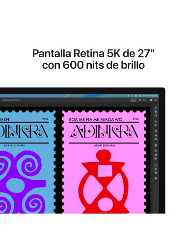 Apple Studio Display - Vidrio estándar - Soporte con inclinación y altura ajustables