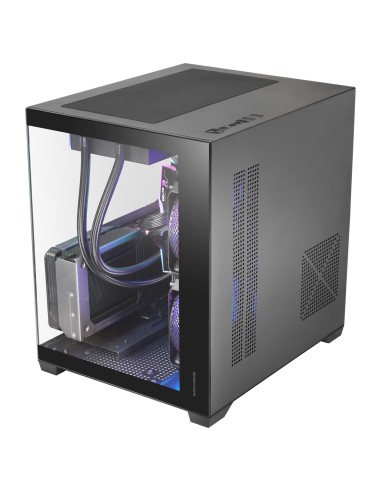 Mars Gaming MCVIEW3 carcasa de ordenador Mini Tower Negro