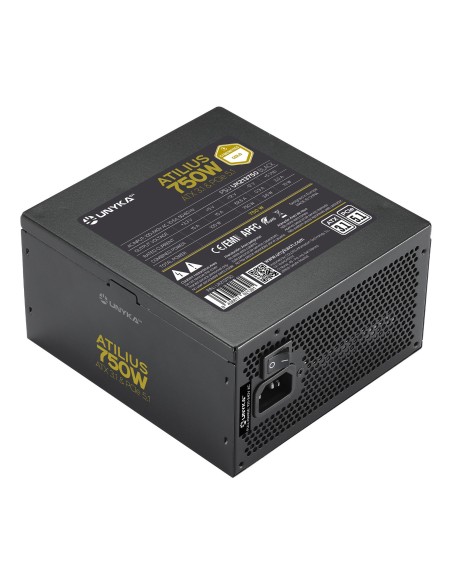 UNYKAch Fuente de Alimentación ATX Atilius 3.1 Black 750W Gold