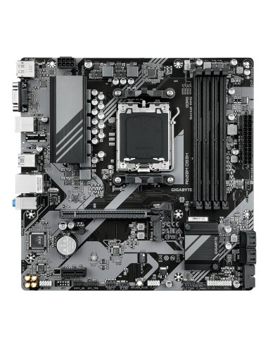 GIGABYTE A620M DS3H Placa base - Soporta CPUs AMD Ryzen 8000, VRM digital de 5+2+2 fases, hasta 7600MHz DDR5 (OC), 1xPCIe 4.0