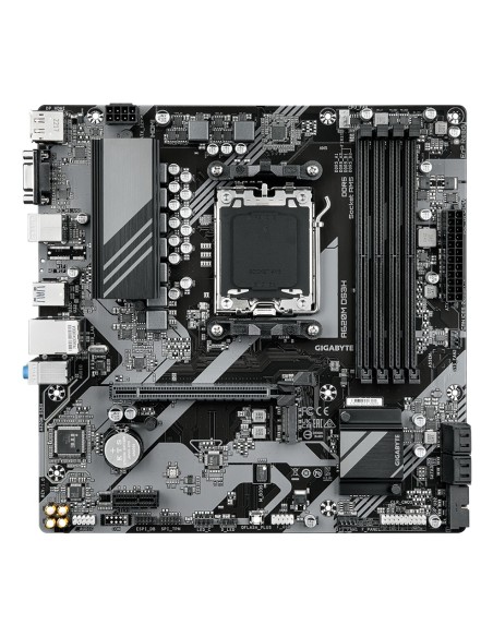 GIGABYTE A620M DS3H Placa base - Soporta CPUs AMD Ryzen 8000, VRM digital de 5+2+2 fases, hasta 7600MHz DDR5 (OC), 1xPCIe 4.0