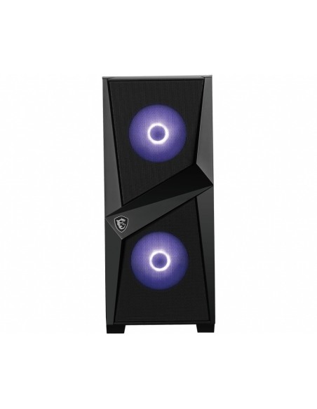MSI MAG Forge 100M Midi Tower Negro, Transparente