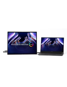 ASUS ZenScreen Fold OLED MQ17QH pantalla para PC 43,9 cm (17.3") 2560 x 1920 Pixeles Quad HD Plata 2