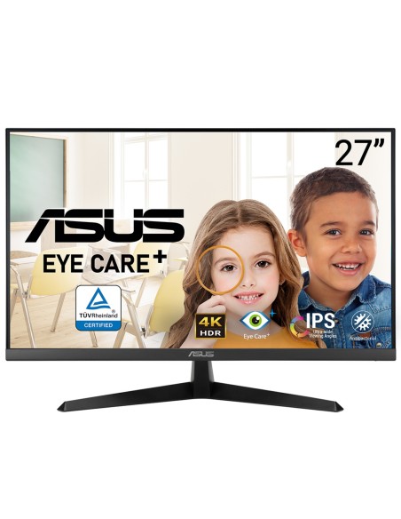 ASUS VY27UQ pantalla para PC 68,6 cm (27") 3840 x 2160 Pixeles 4K Ultra HD LCD Negro