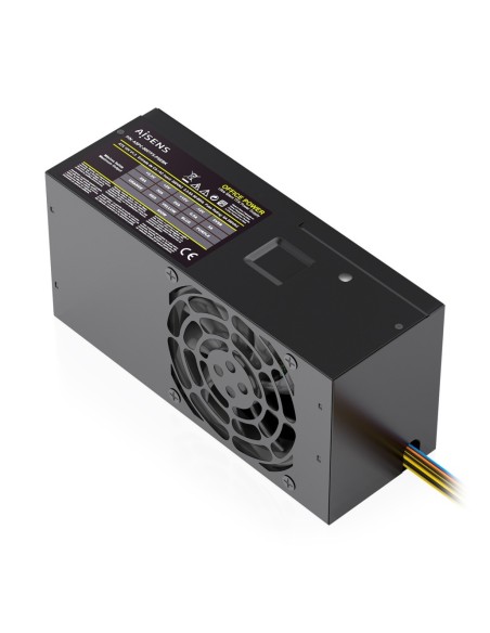 AISENS Fuente Alimentacion TFX 500W con Cable de Alimentacion OEM, Negra